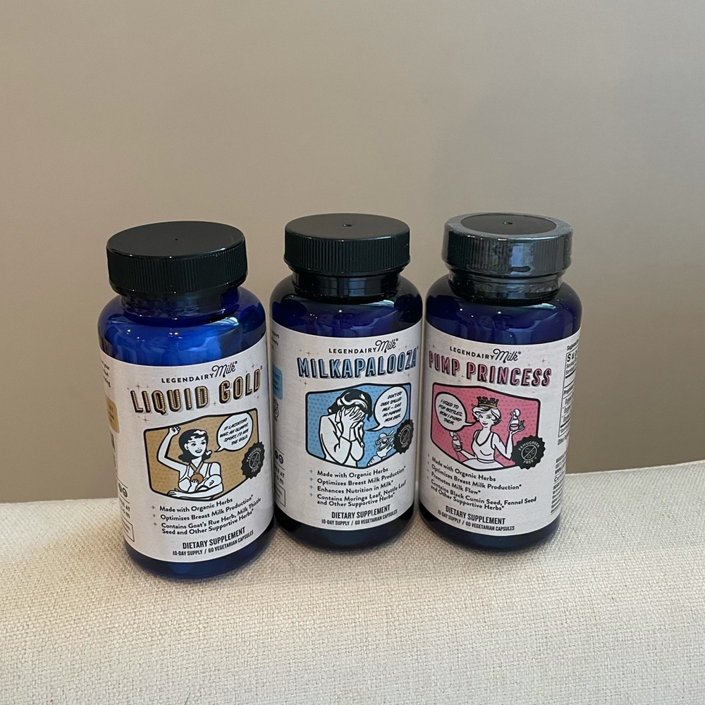 Set of three bundle. Legendairy milk